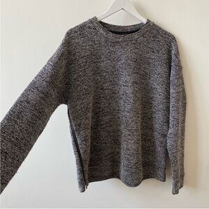 COS Charcoal Heather Crew Neck Sweater